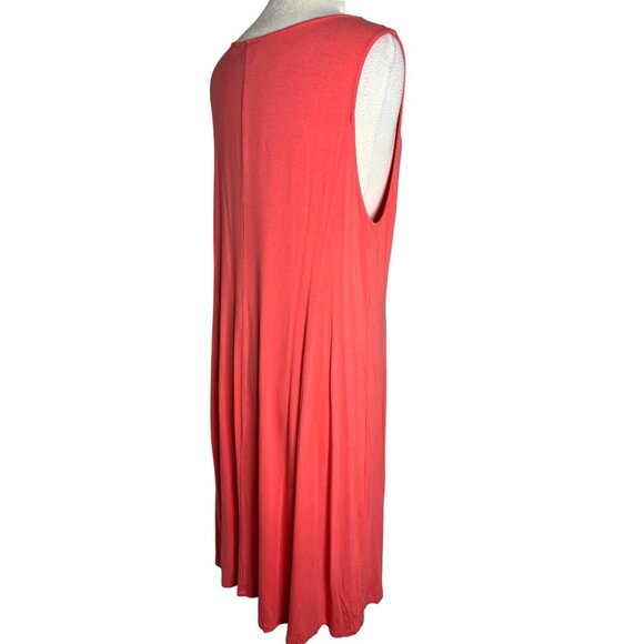 Linea by Louis Dell’ Olio Women’s XL Midi Shift Dress pull over stretch - Picture 6 of 12